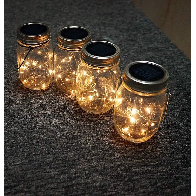 Mason bottle lamp